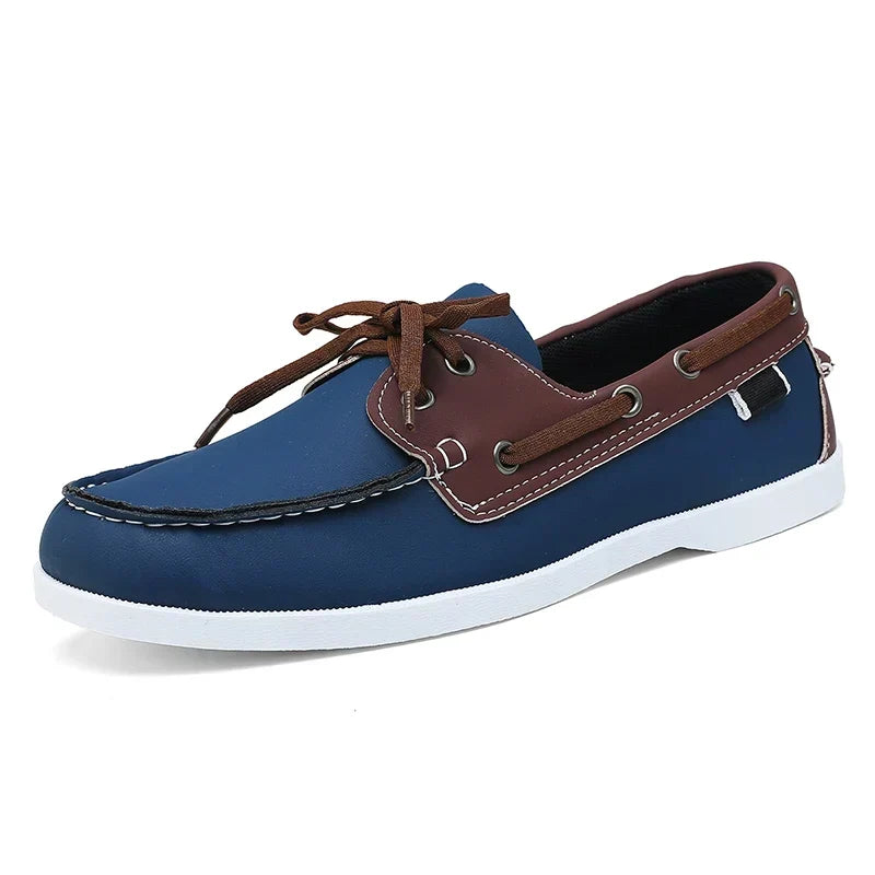 Geerten | Zwarte leren business loafers