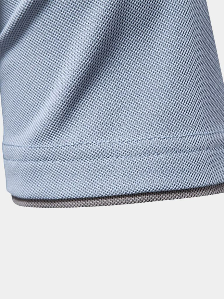 Gerbrand | Witte polo met contraststrepen