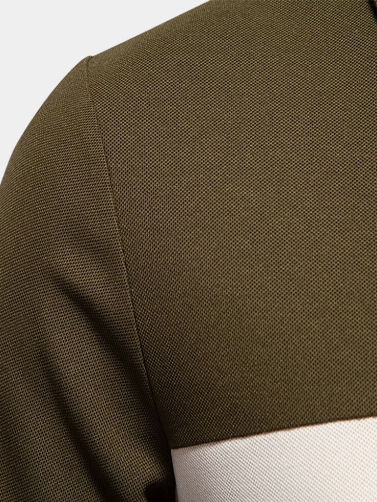 Gerbrand | Witte polo met contraststrepen