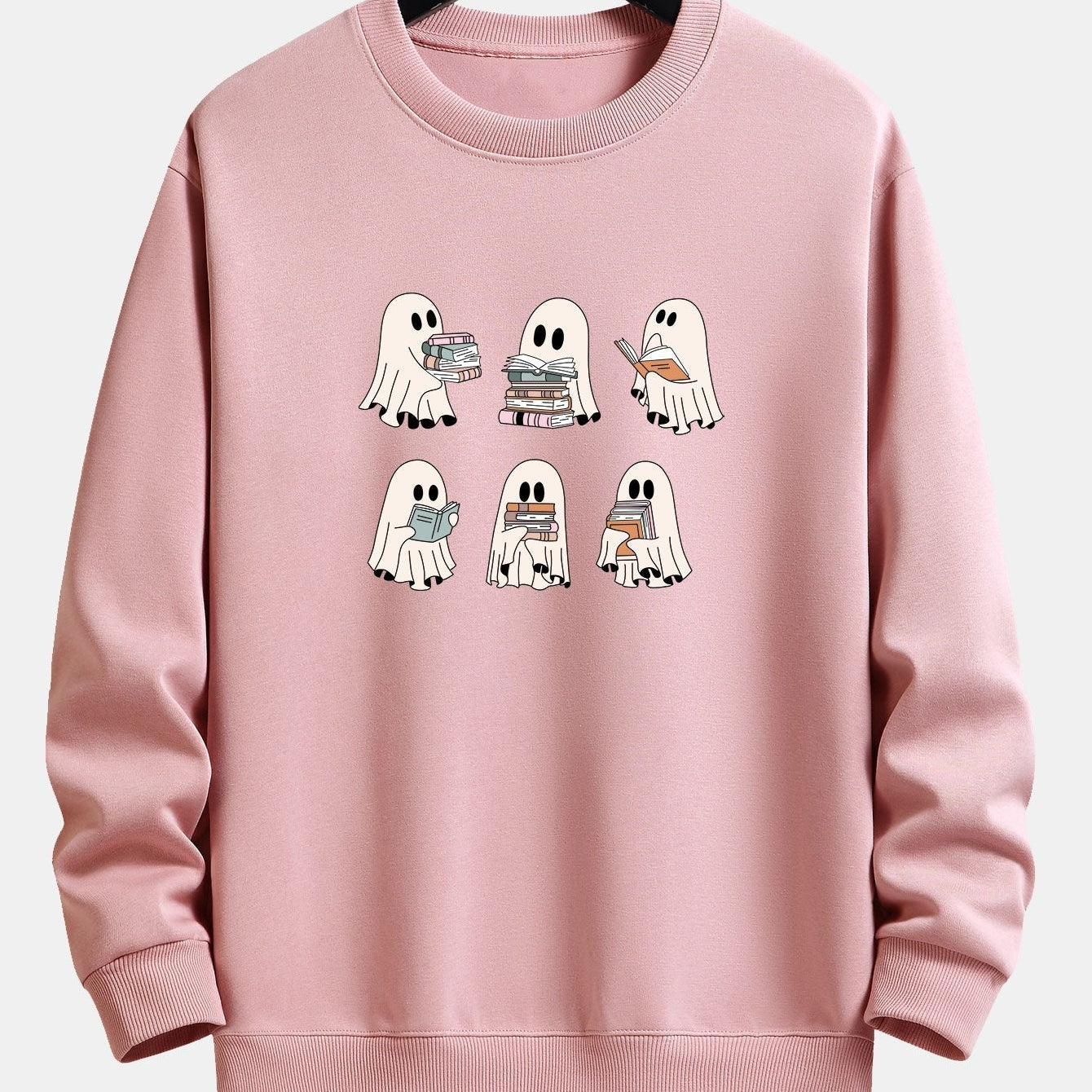Gijs | Sweater met lezend spookje en relaxte pasvorm