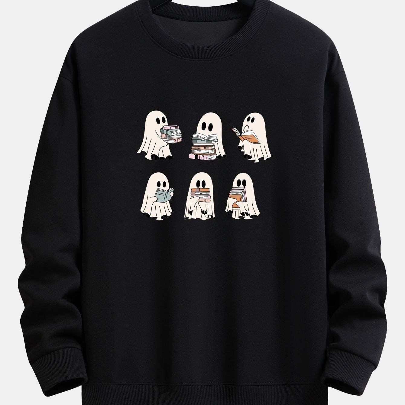 Gijs | Sweater met lezend spookje en relaxte pasvorm