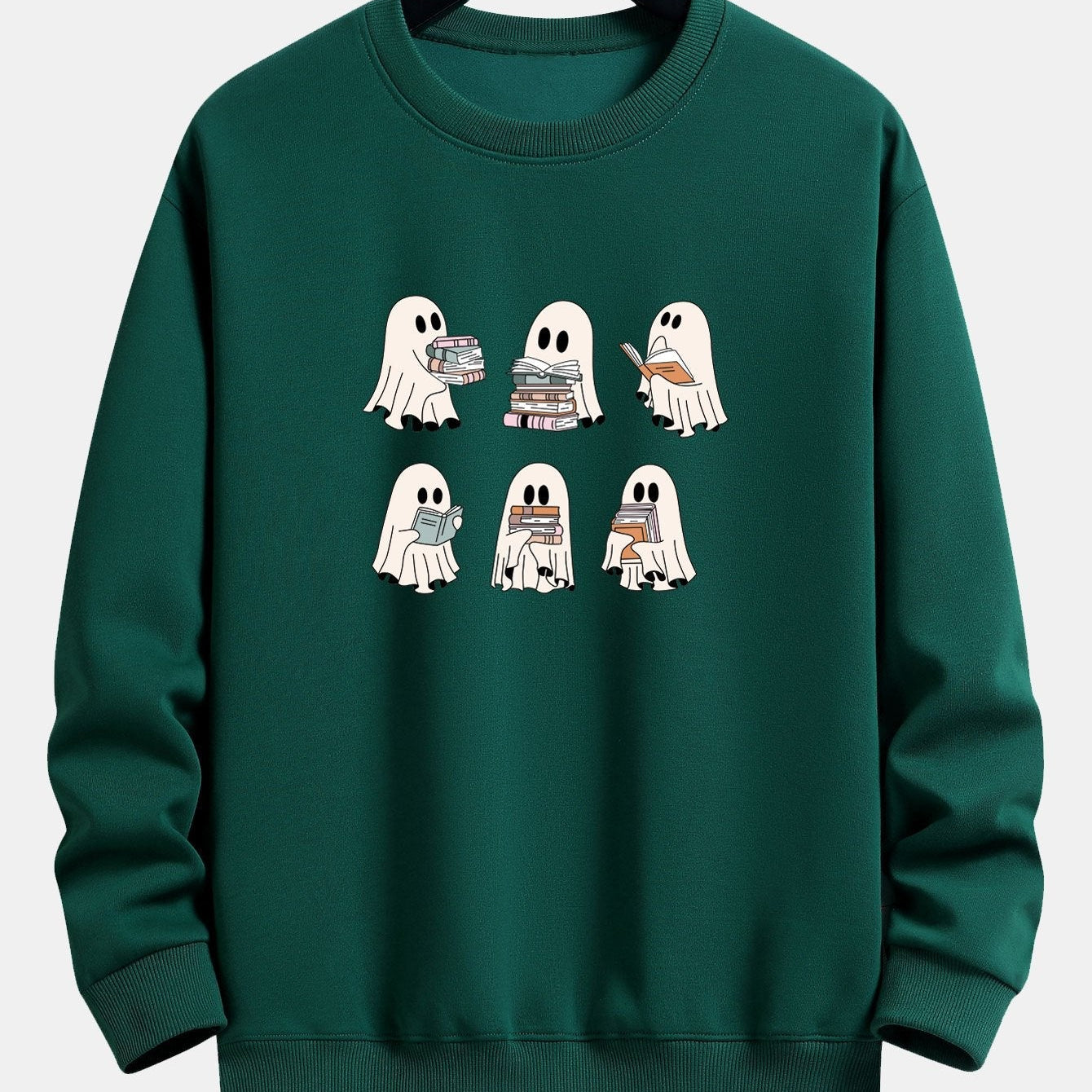 Gijs | Sweater met lezend spookje en relaxte pasvorm