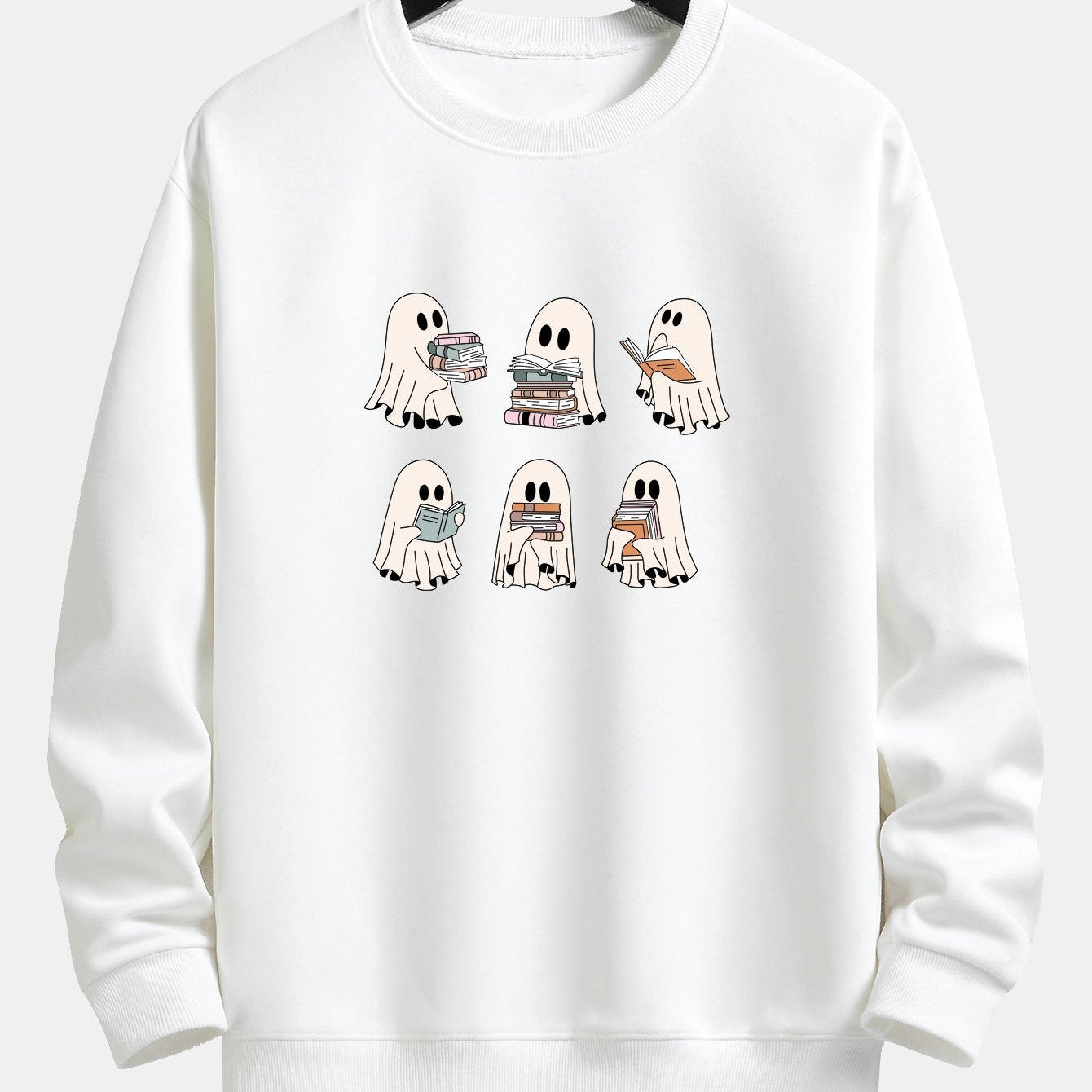 Gijs | Sweater met lezend spookje en relaxte pasvorm