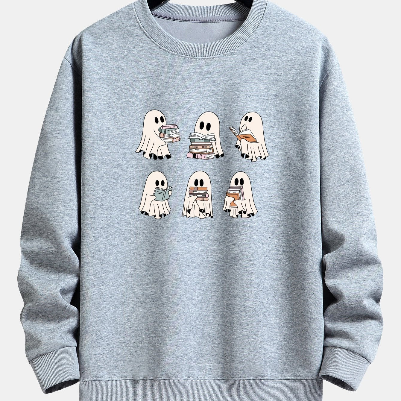 Gijs | Sweater met lezend spookje en relaxte pasvorm
