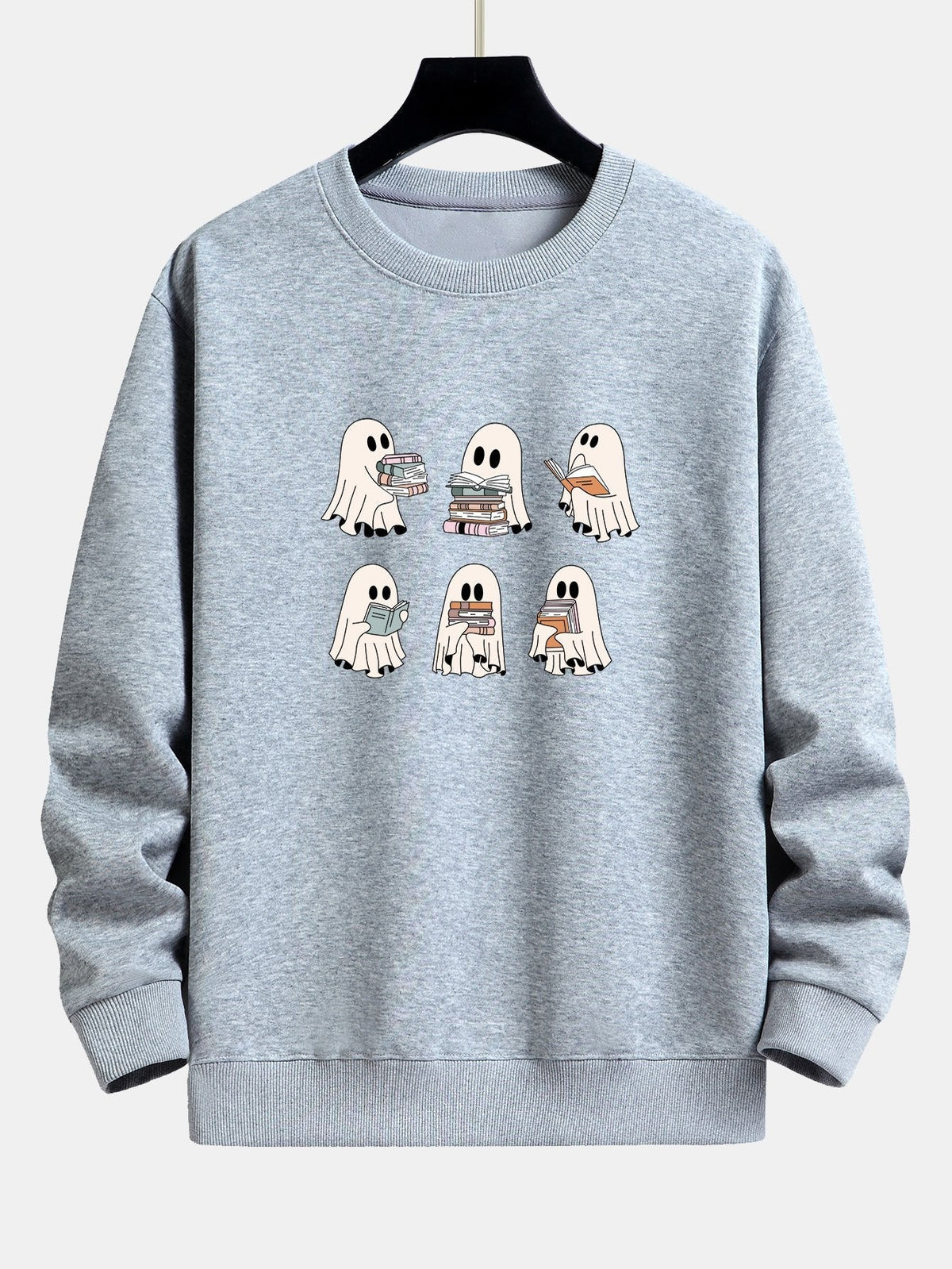 Gijs | Sweater met lezend spookje en relaxte pasvorm