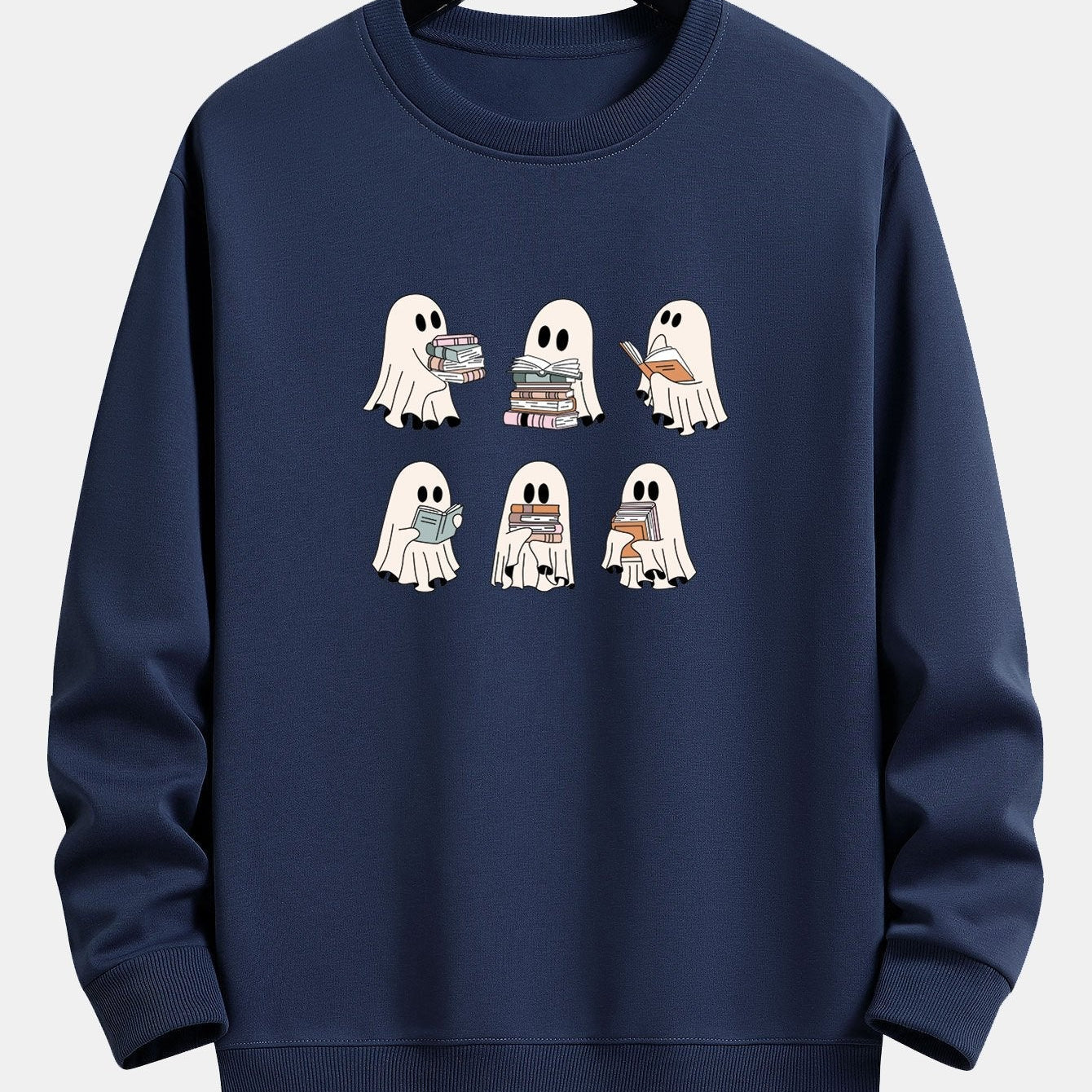 Gijs | Sweater met lezend spookje en relaxte pasvorm
