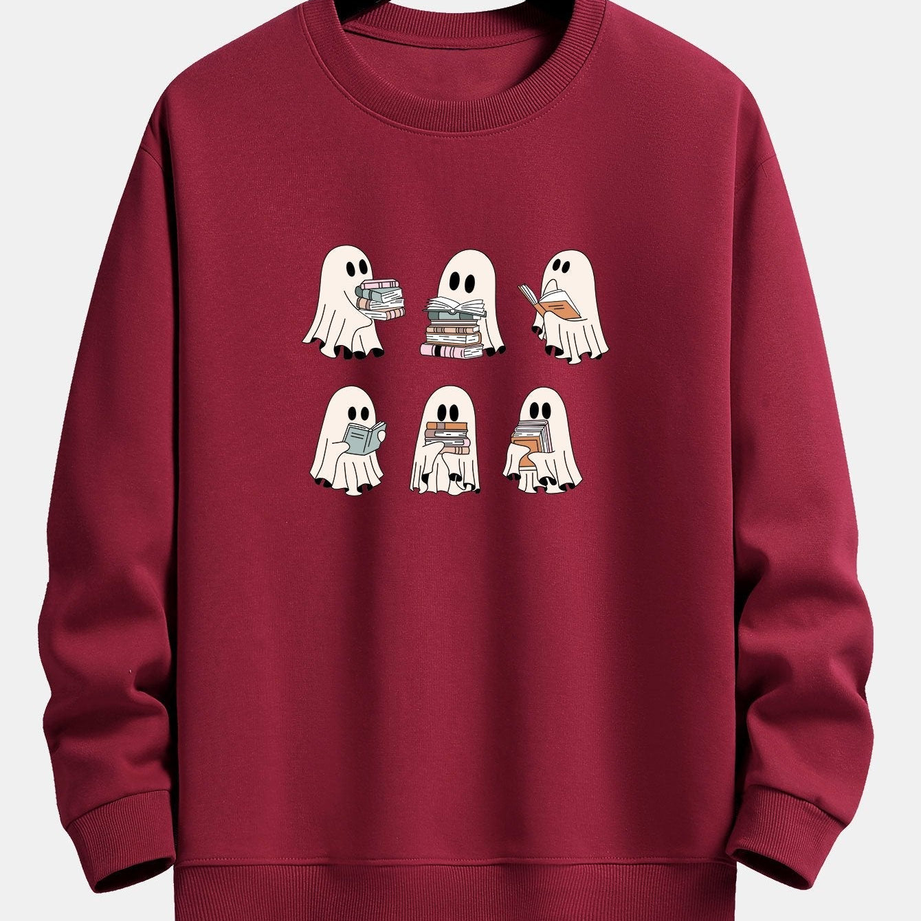 Gijs | Sweater met lezend spookje en relaxte pasvorm