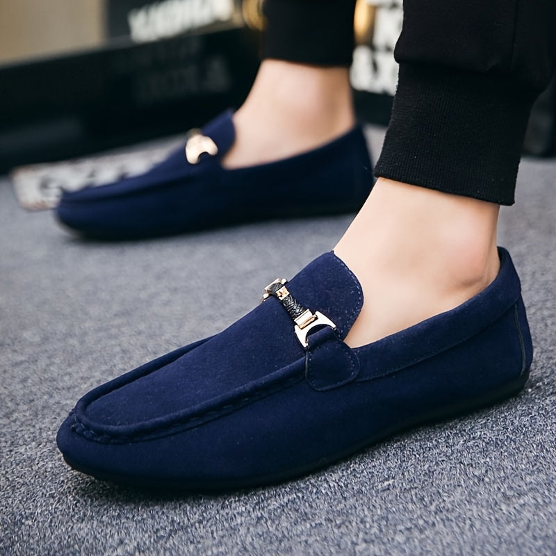 Gijsbrecht | Rode suède business loafers