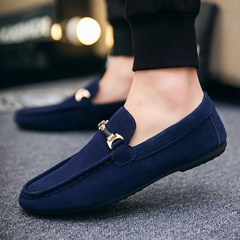 Gijsbrecht | Rode suède business loafers