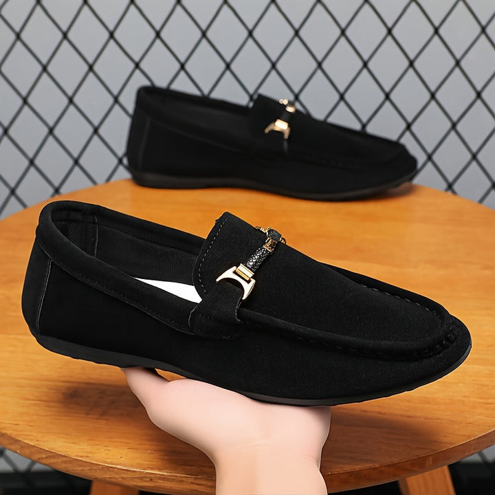 Gijsbrecht | Rode suède business loafers