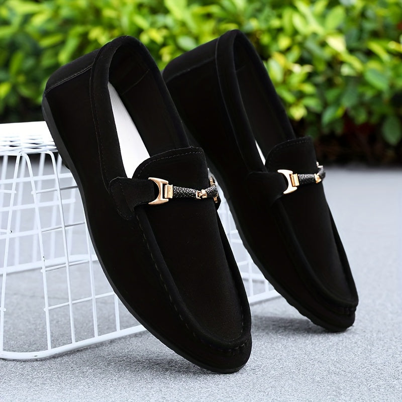 Gijsbrecht | Rode suède business loafers