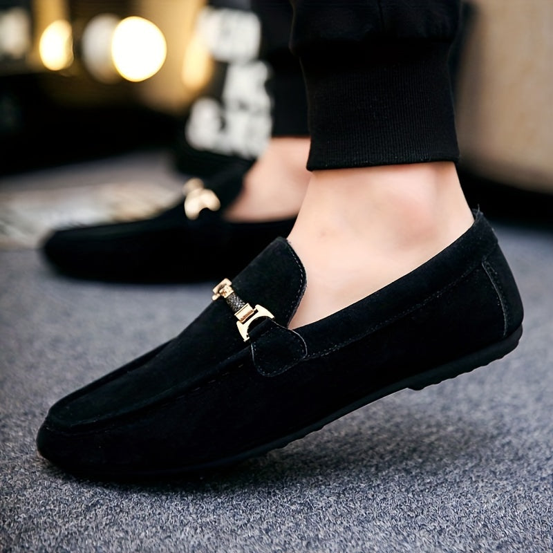 Gijsbrecht | Rode suède business loafers