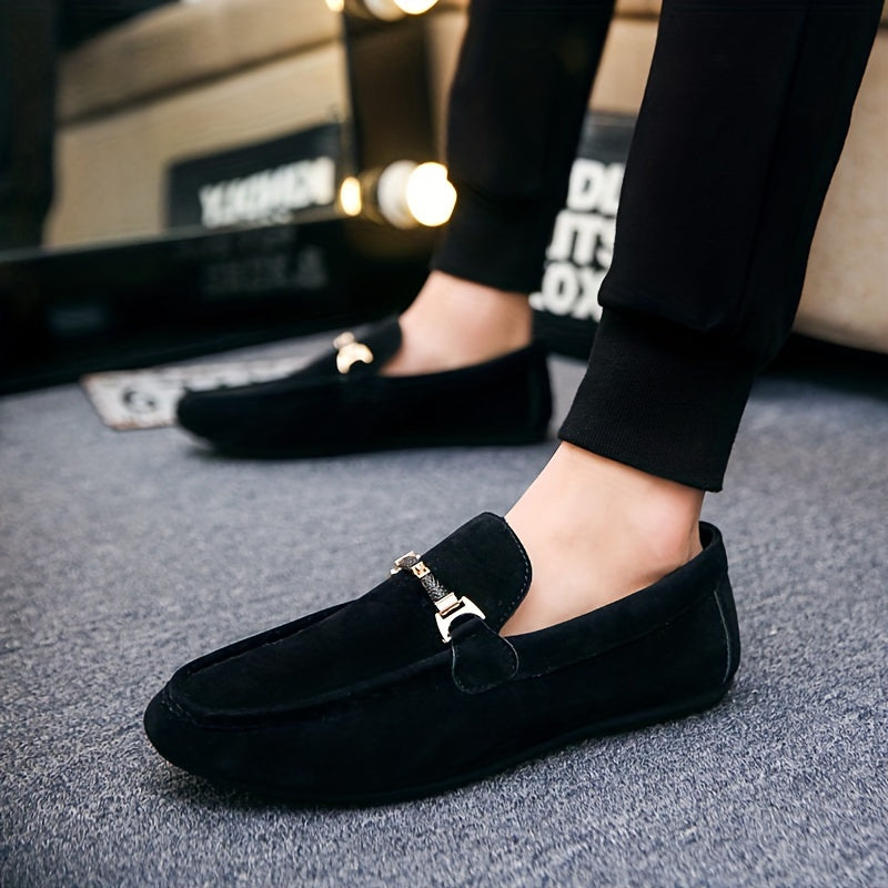 Gijsbrecht | Rode suède business loafers
