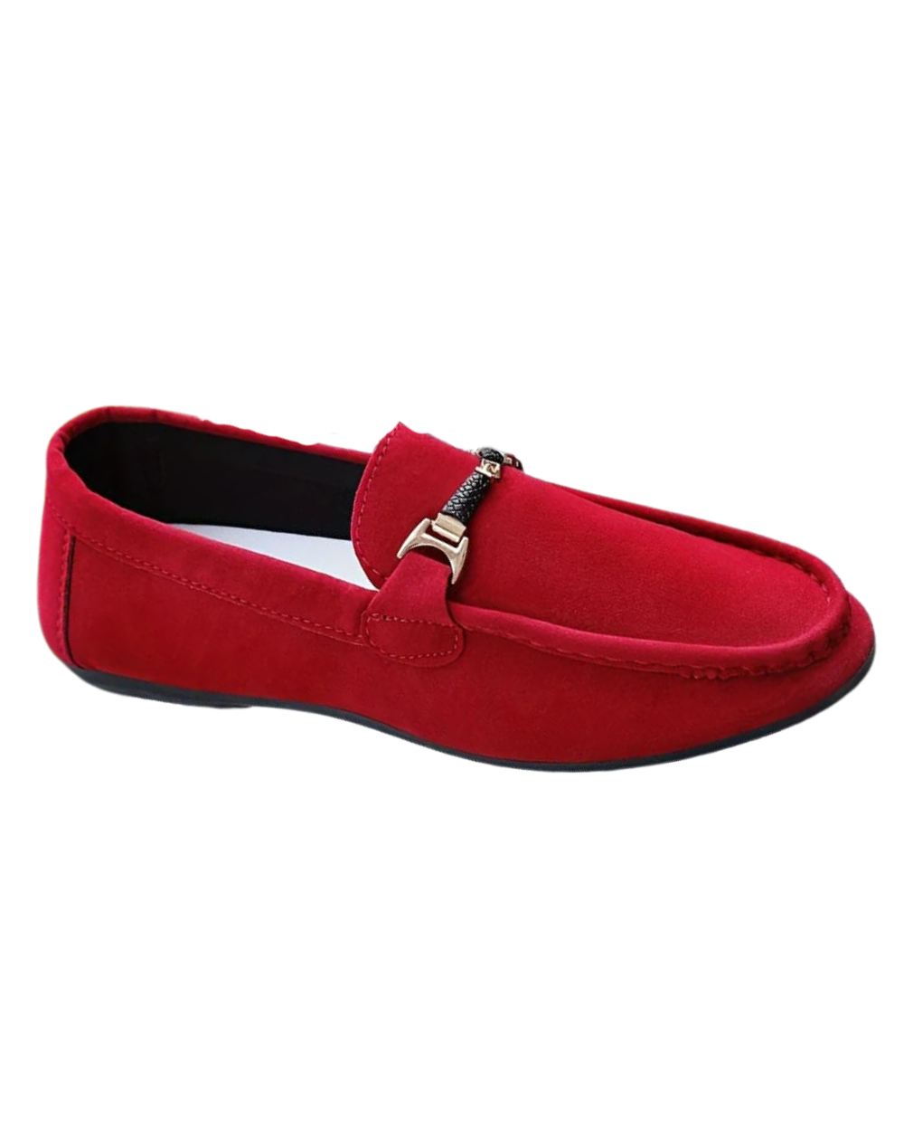 Gijsbrecht | Rode suède business loafers