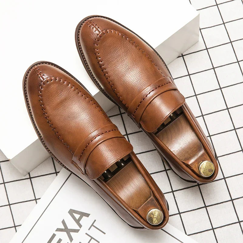 Gustaaf | Leren loafers voor nette gelegenheden