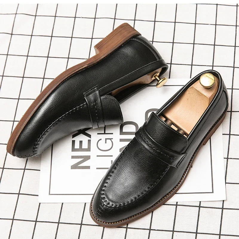 Gustaaf | Leren loafers voor nette gelegenheden
