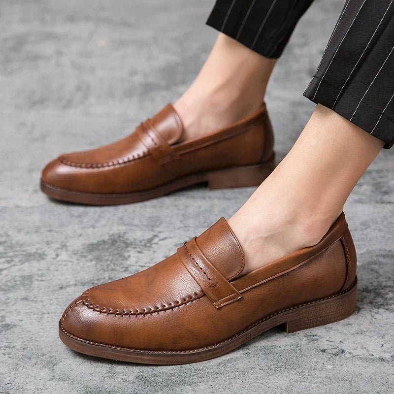 Gustaaf | Leren loafers voor nette gelegenheden