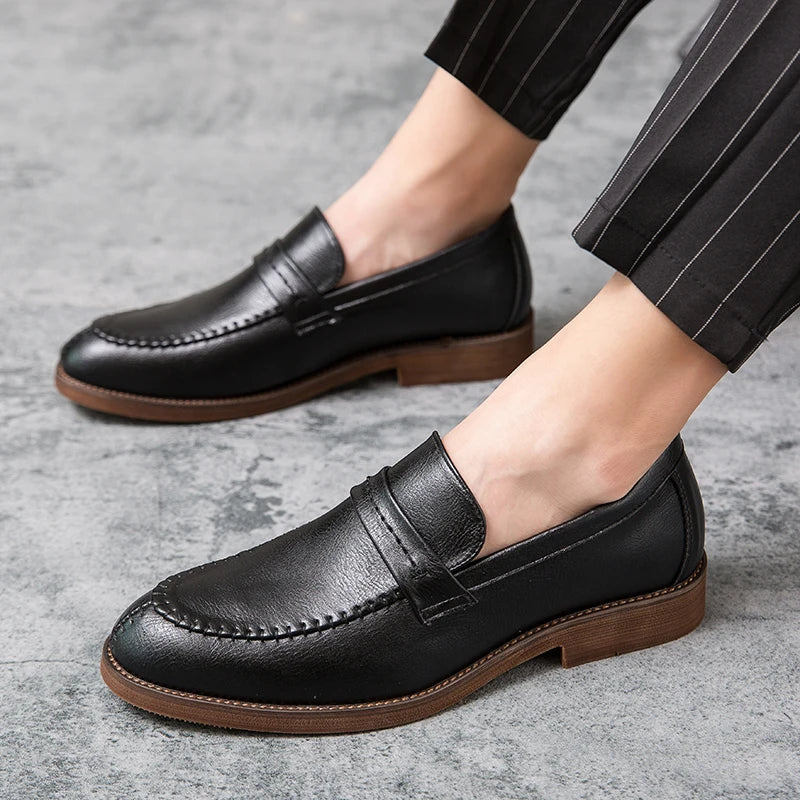 Gustaaf | Leren loafers voor nette gelegenheden