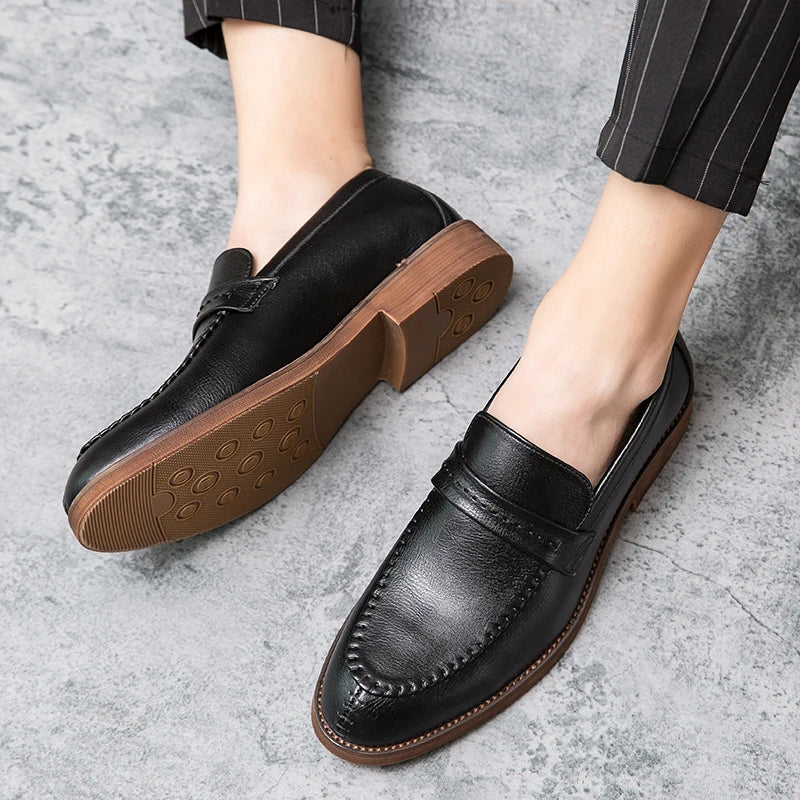 Gustaaf | Leren loafers voor nette gelegenheden