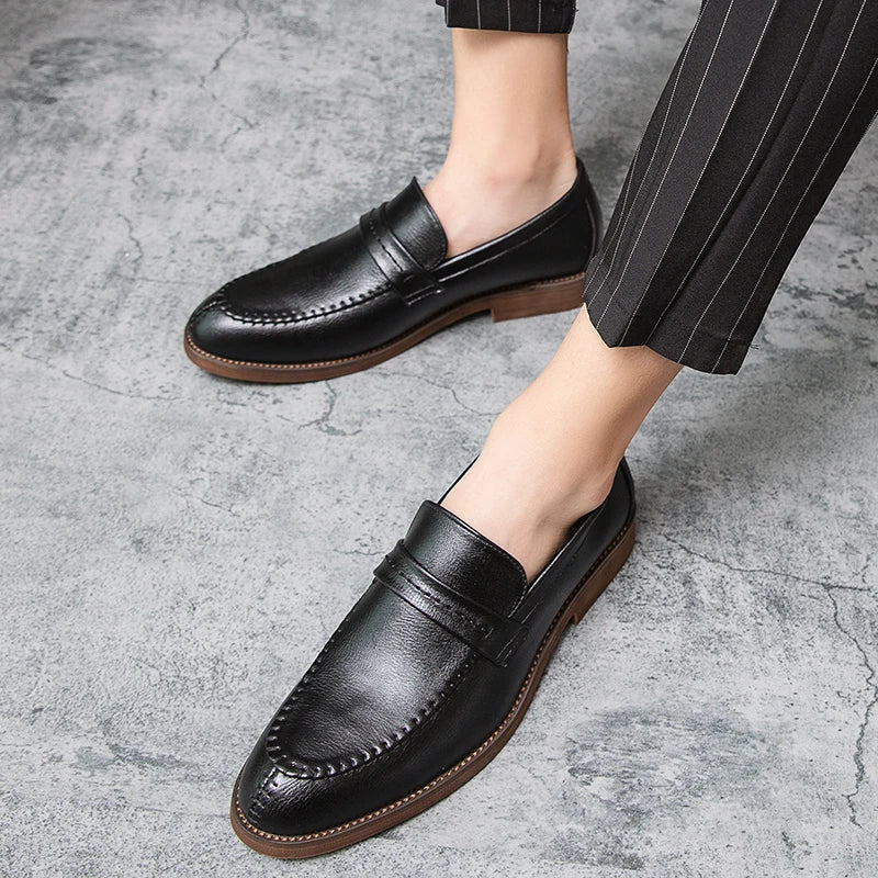 Gustaaf | Leren loafers voor nette gelegenheden