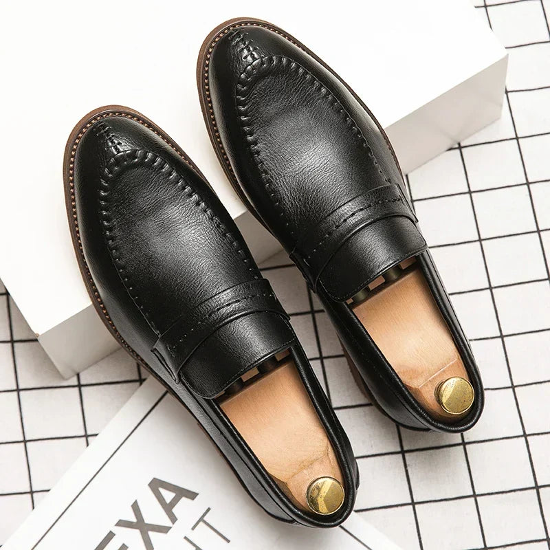 Gustaaf | Leren loafers voor nette gelegenheden