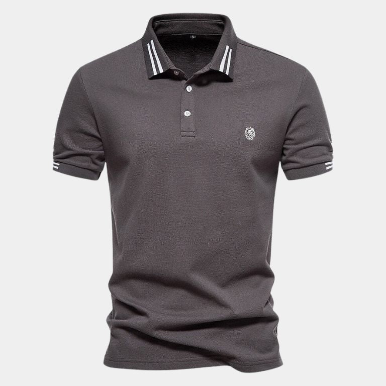 Harm | Lichtblauwe klassieke polo