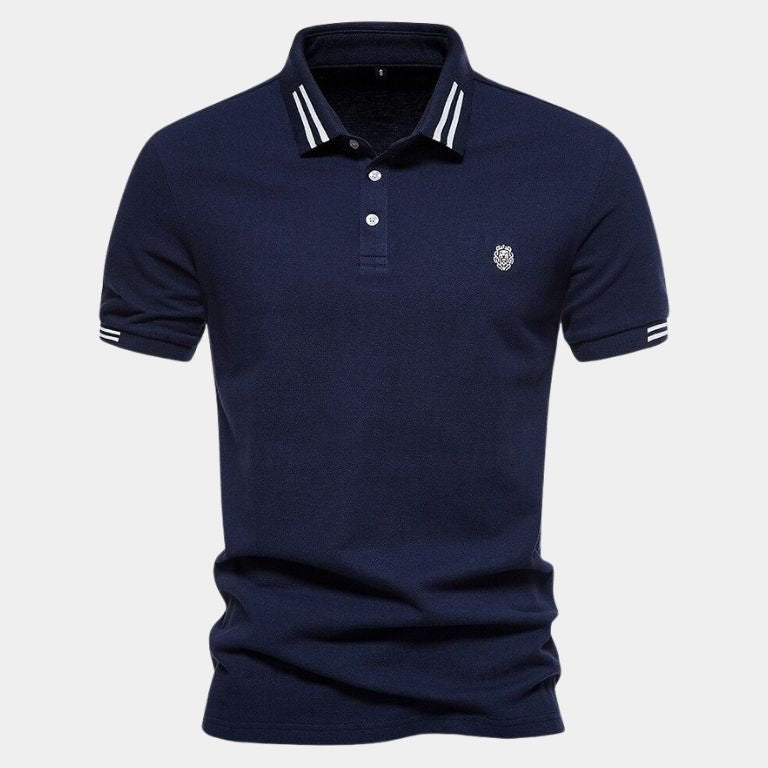 Harm | Lichtblauwe klassieke polo
