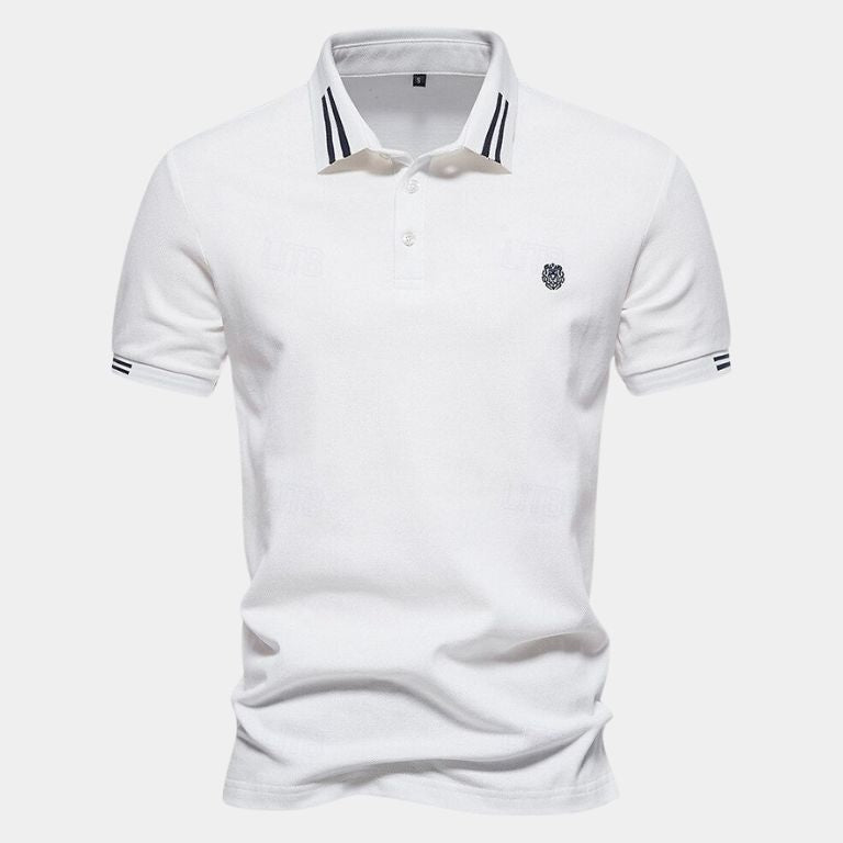 Harm | Lichtblauwe klassieke polo