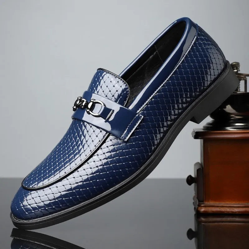 Hartger | Witte leren nette loafers