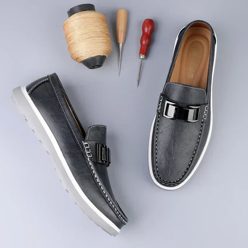 Hendrikus | Luxe leren loafers
