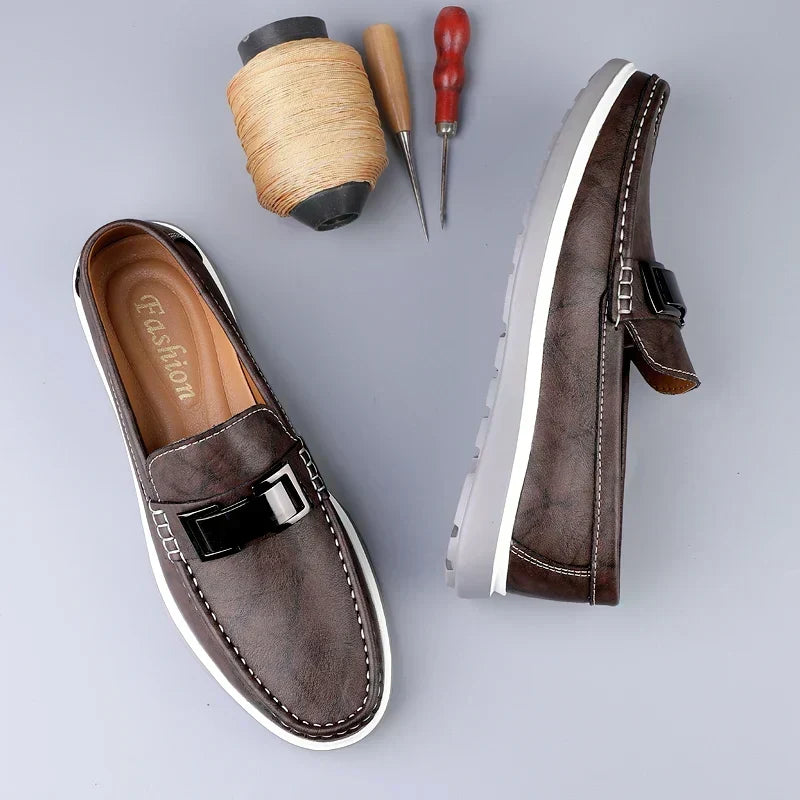 Hendrikus | Luxe leren loafers