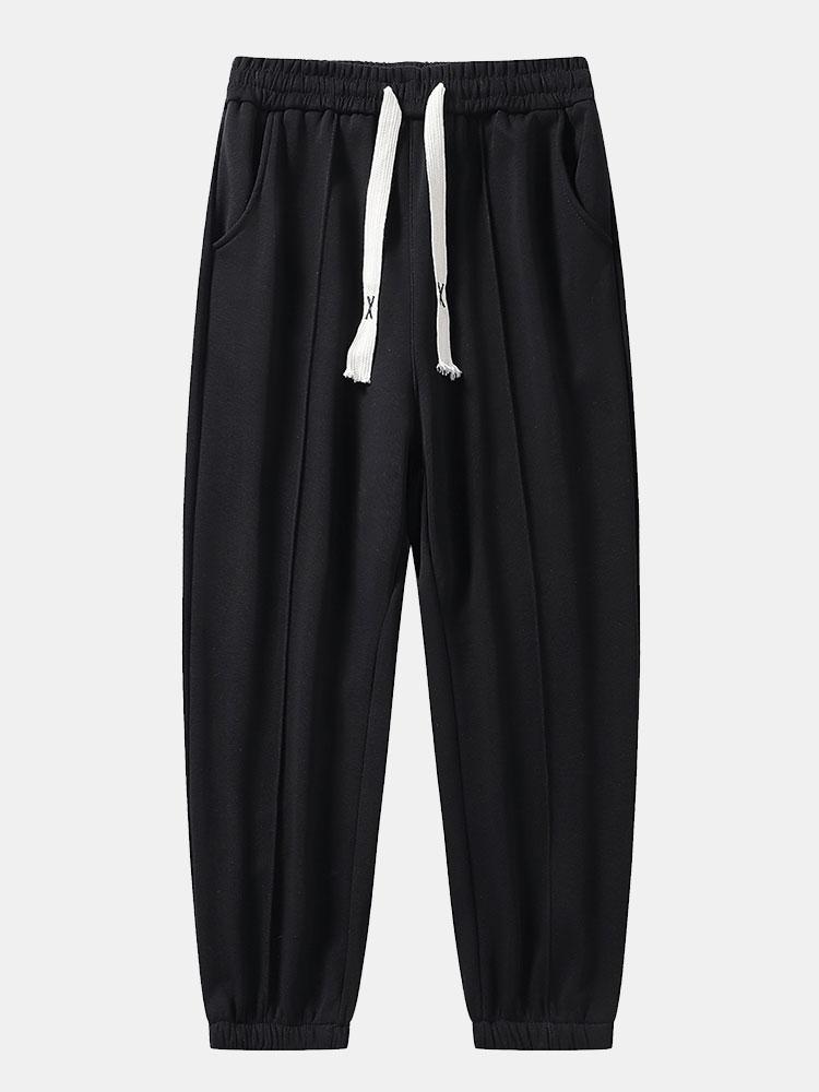 Henk | Joggingbroek met pijpvouw