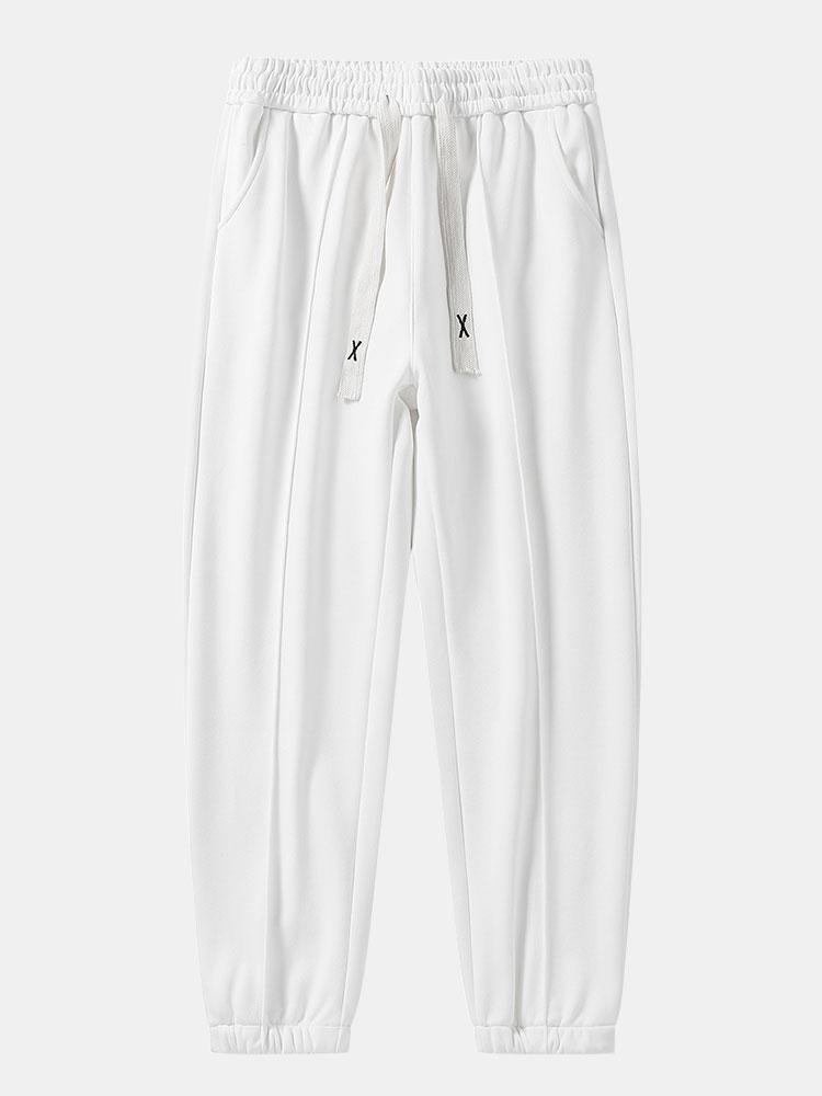 Henk | Joggingbroek met pijpvouw