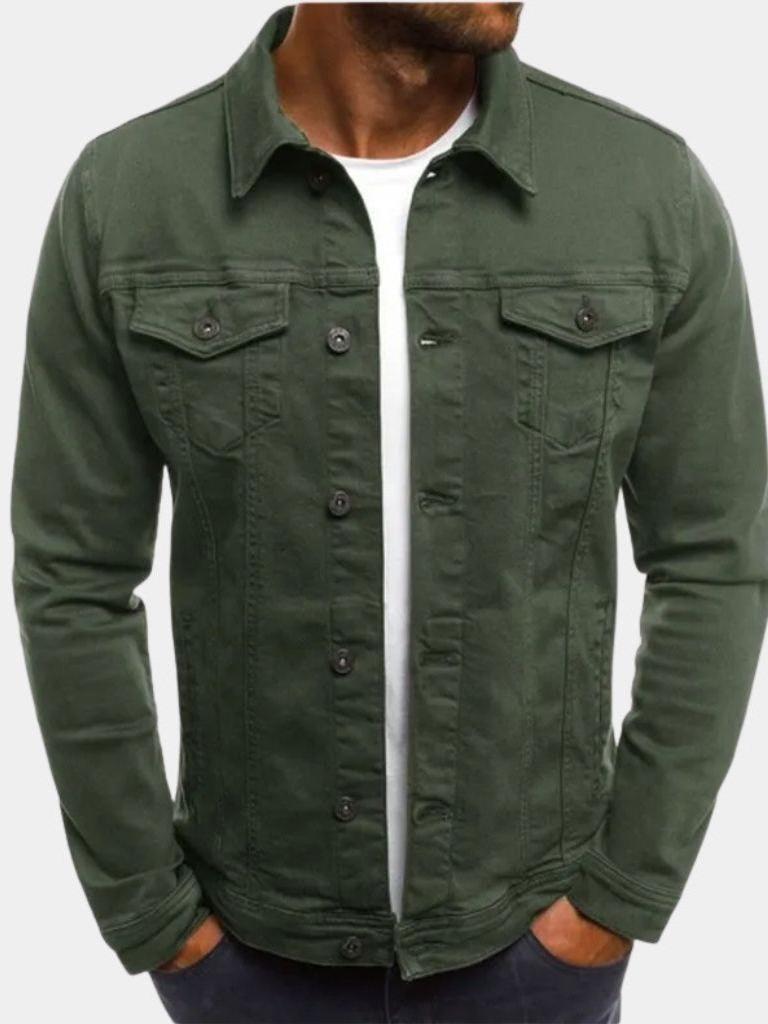 Ynze | Groene casual jas