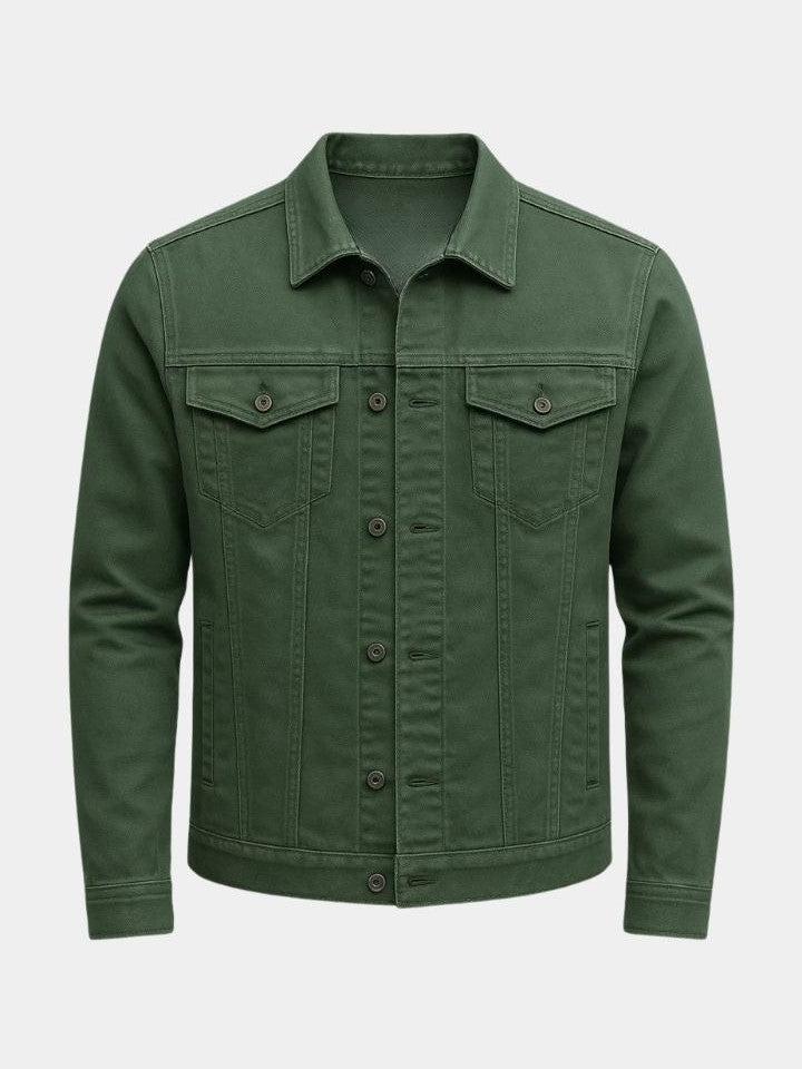 Ynze | Groene casual jas
