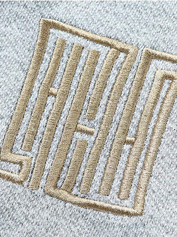 Hidde | Straight leg broek met beer print