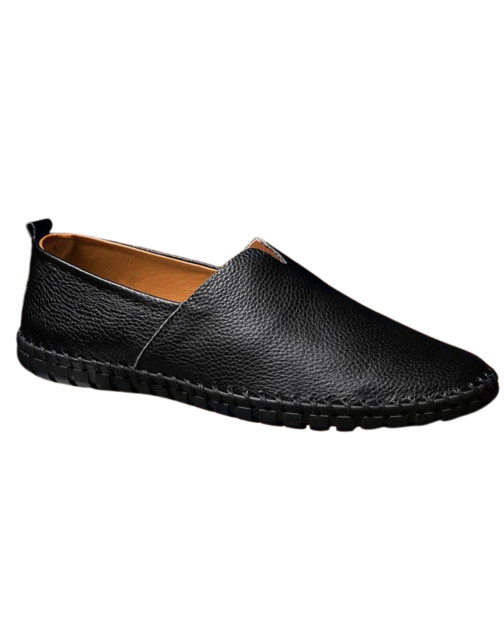 Huib | Handgestikte leren loafers