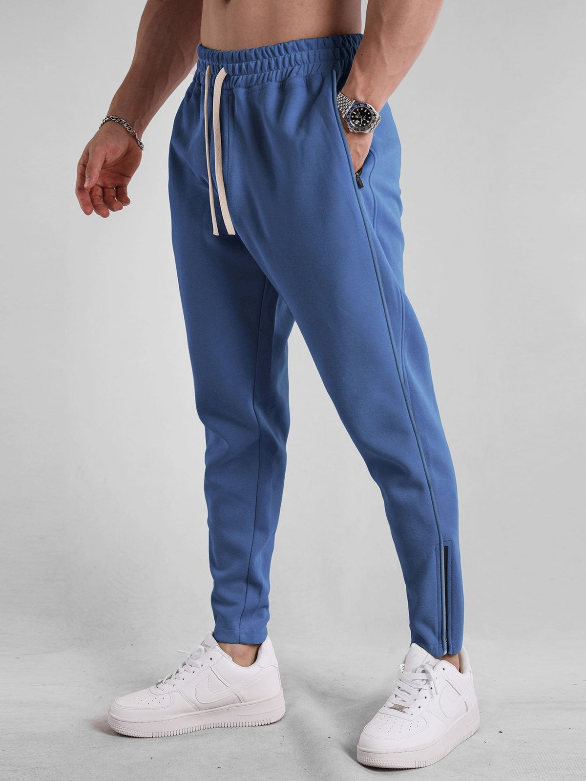 Jan | Joggingbroek met ritssluitingzoom