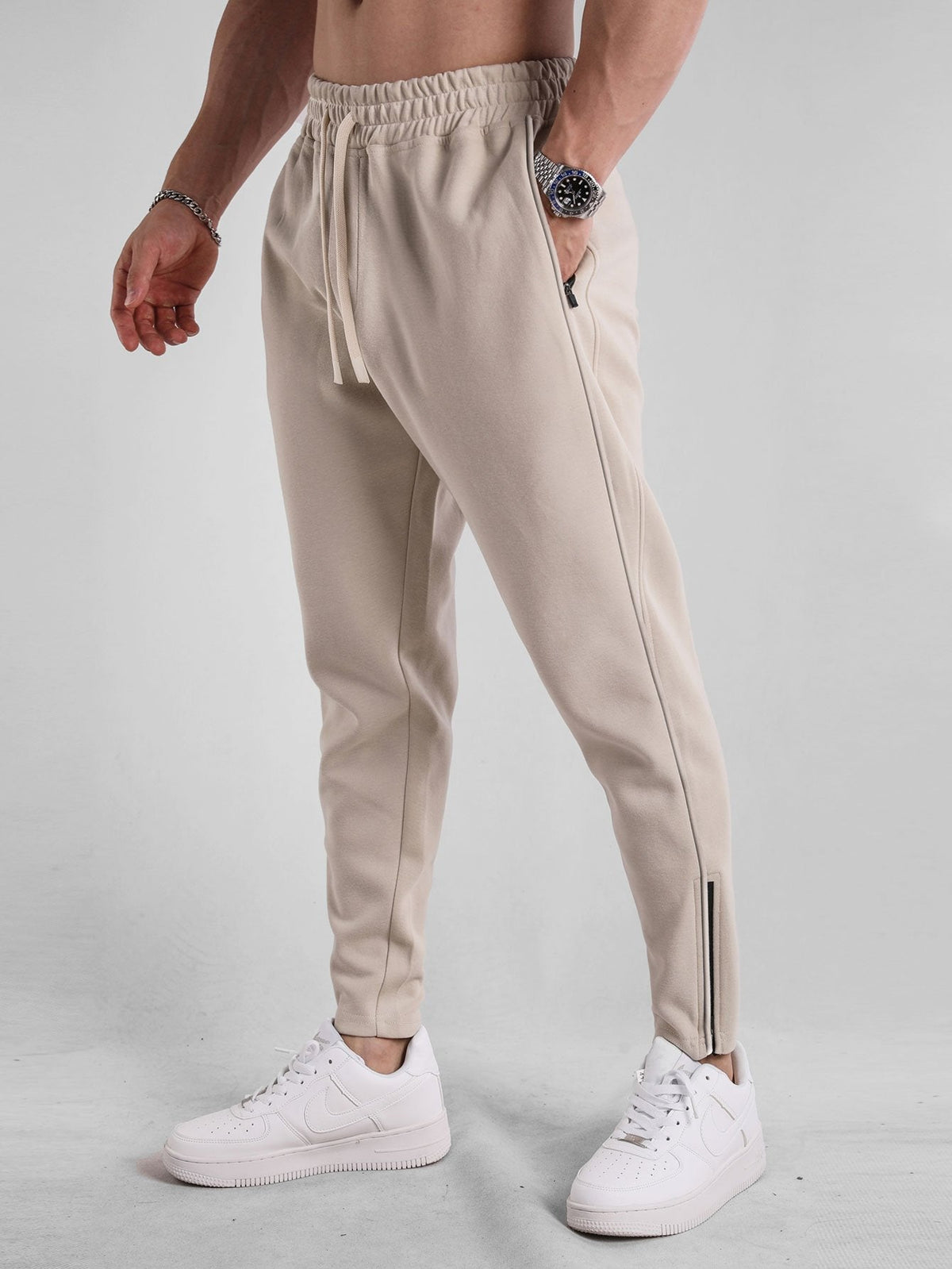 Jan | Joggingbroek met ritssluitingzoom