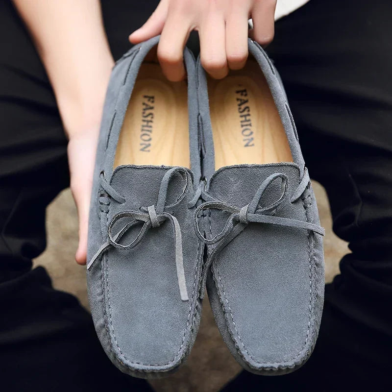 Jarik | Casual suède zomerloafers