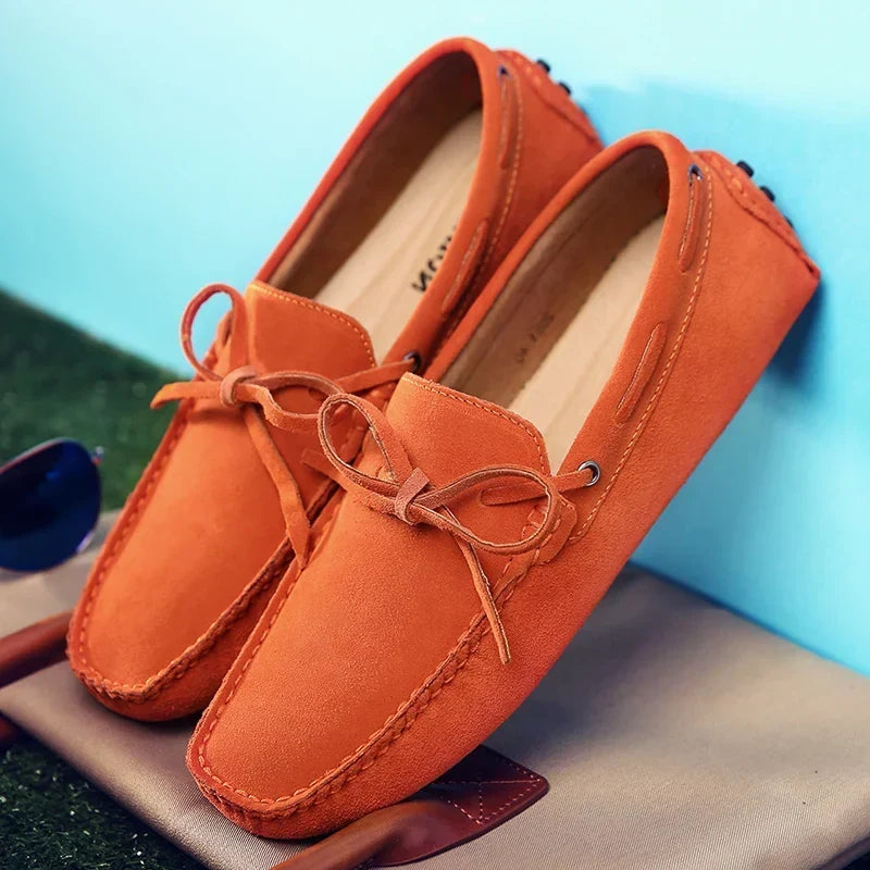Jarik | Casual suède zomerloafers