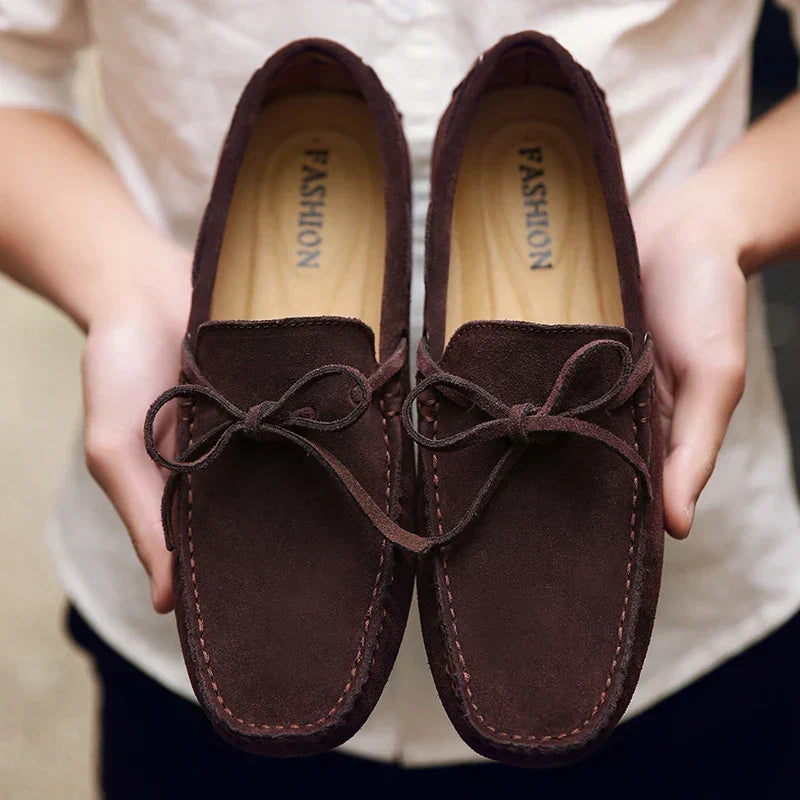 Jarik | Casual suède zomerloafers