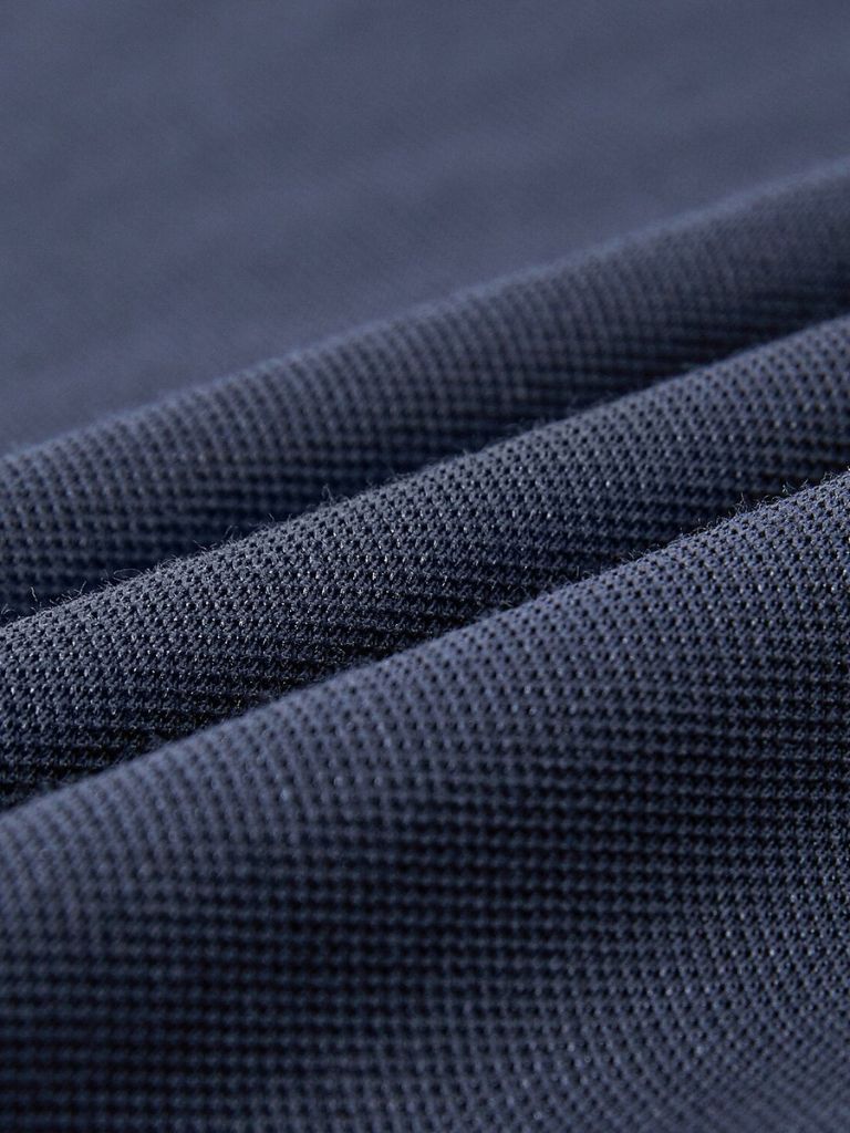 Joachim | Marineblauwe polo met klassieke kraag