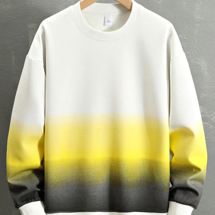 Jonathan | Sweater met kleurverloop en relaxte pasvorm