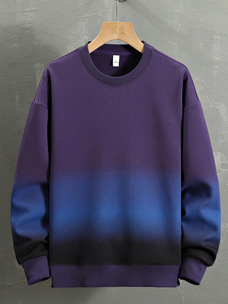 Jonathan | Sweater met kleurverloop en relaxte pasvorm