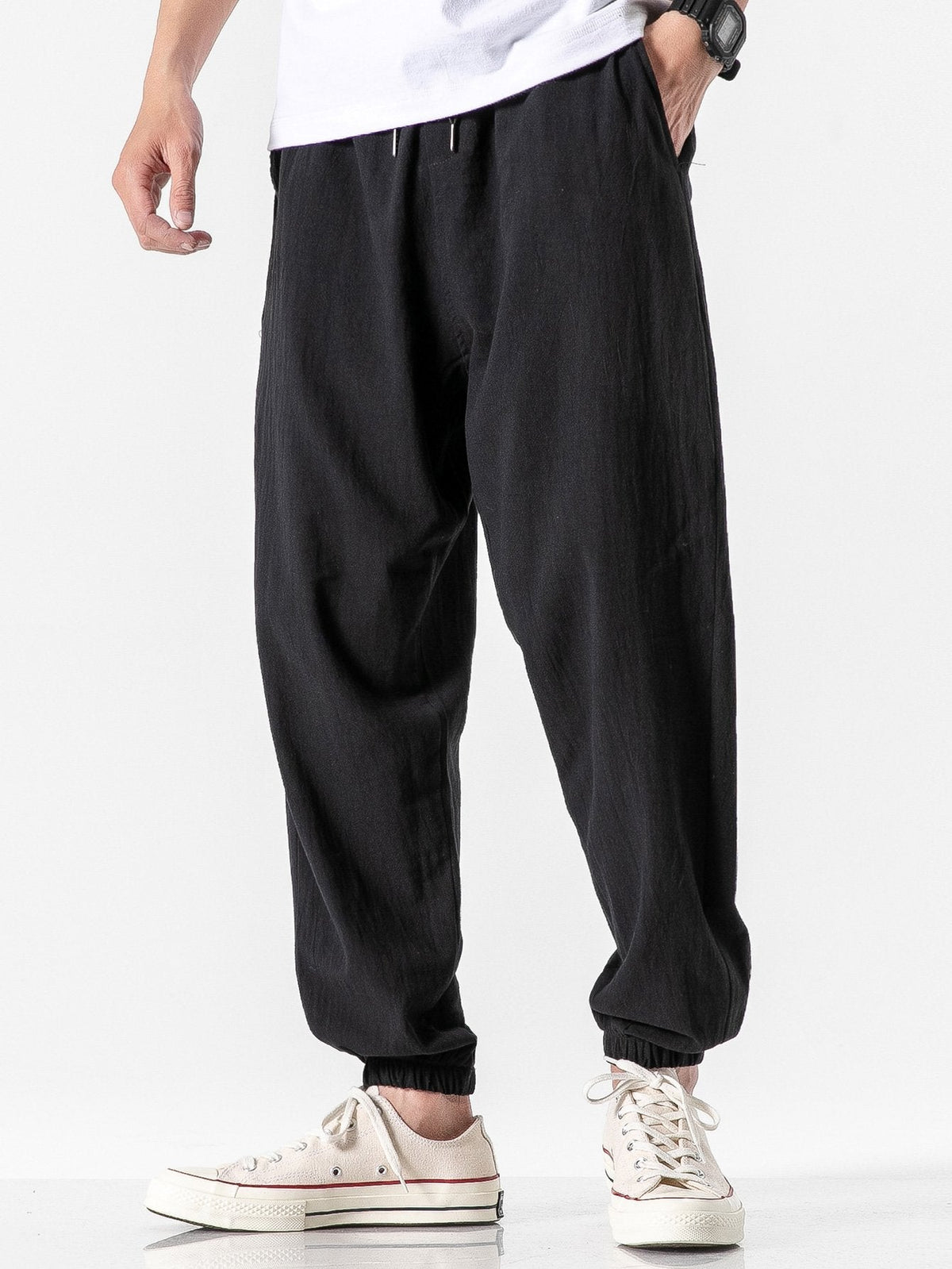 Joop | Katoenen joggingbroek