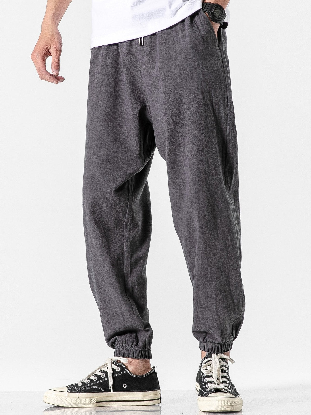 Joop | Katoenen joggingbroek