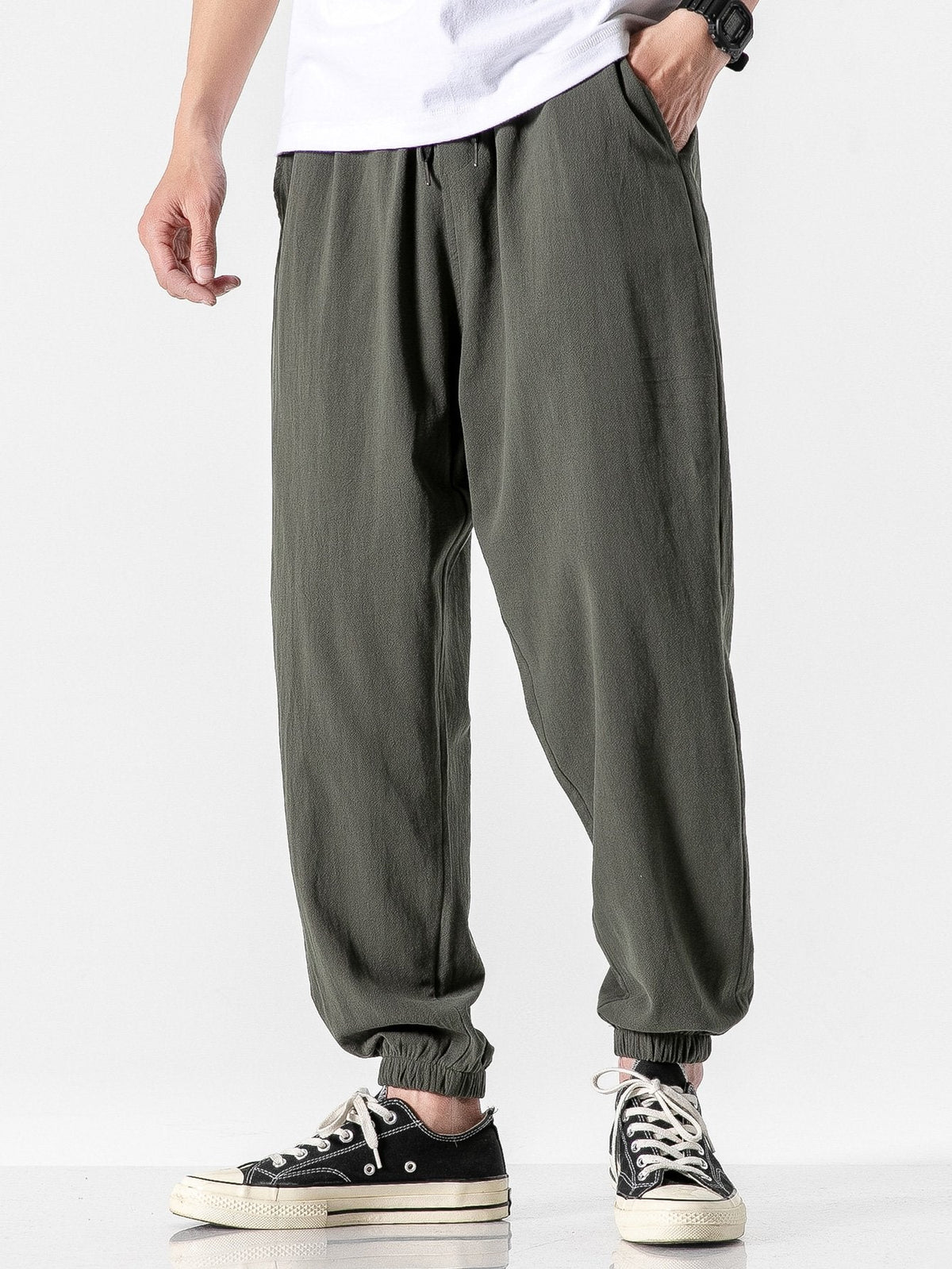 Joop | Katoenen joggingbroek