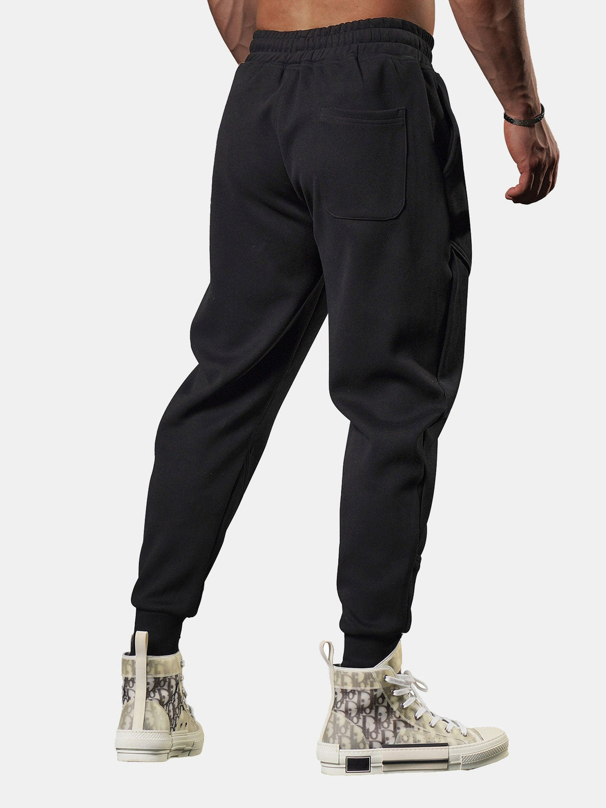 Kai | Cropped joggingbroek met split