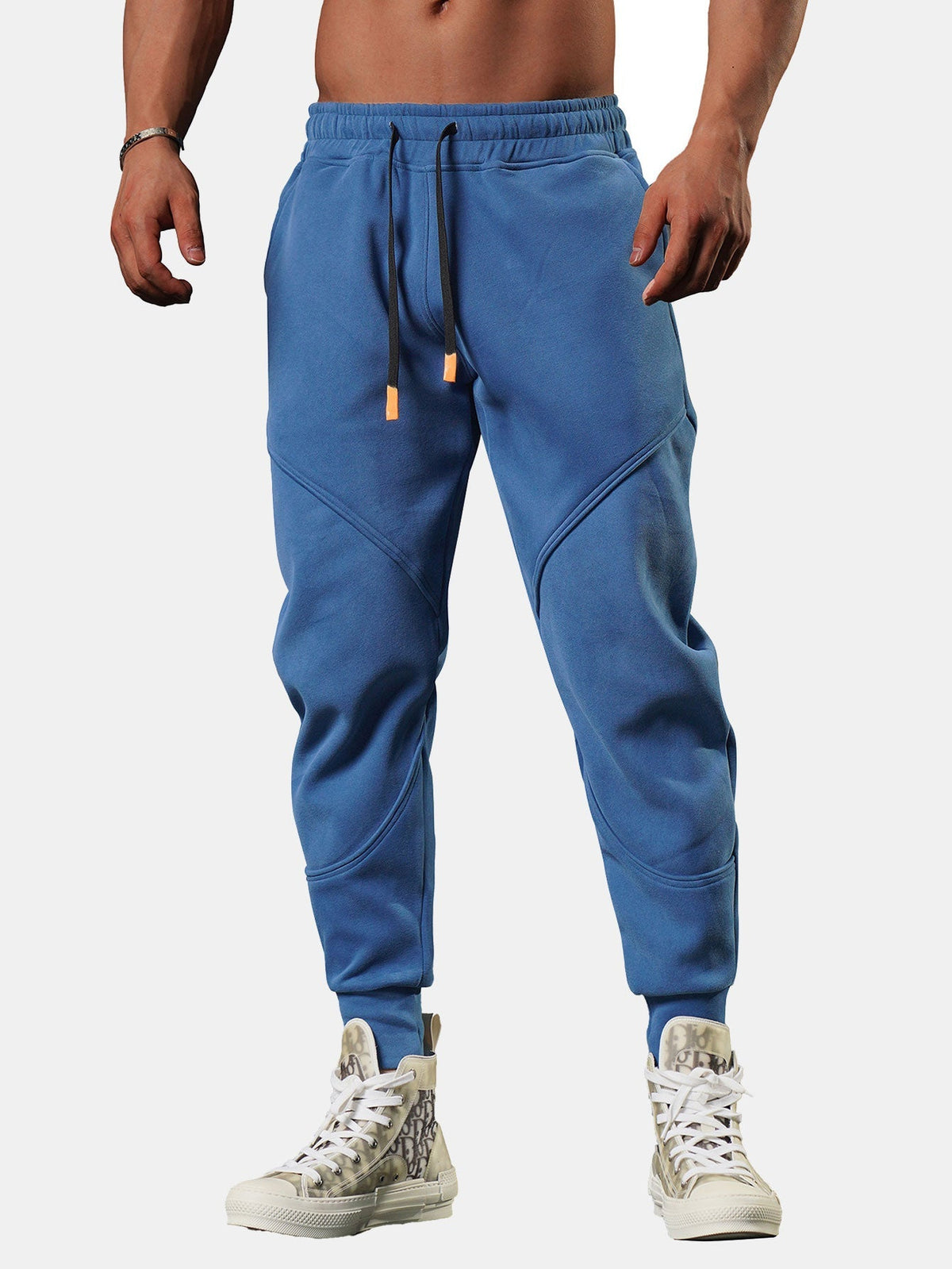 Kai | Cropped joggingbroek met split